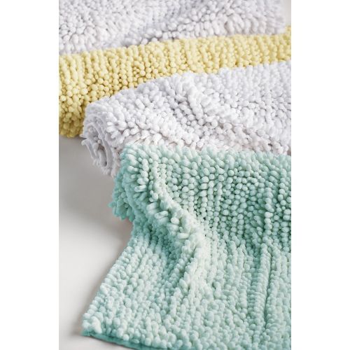  InterDesign Microfiber Frizz Bathroom Shower Accent Rug, 30 x 20, Mocha