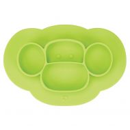 InterDesign 09971 IDjr Monkey Non-Slip Silicone Suction Divided Mini Placemat Plate for...