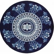 Interact China 100% Hand Batik All Cotton 150cm Round Table Cloth Cover Tapestry Home Decor #156