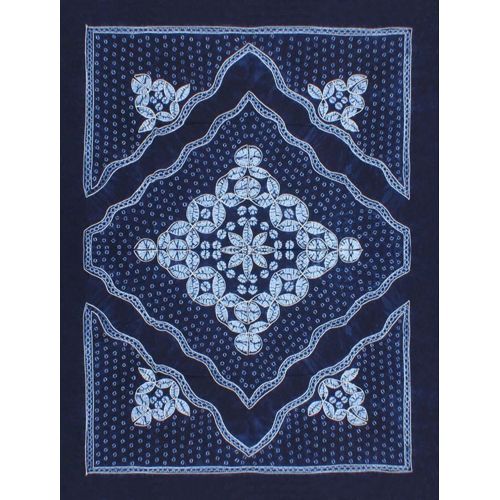  Interact China 100% Hand Batik All Cotton 150x200cm Table Cloth Cover Tapestry Throw Wall Decor #135