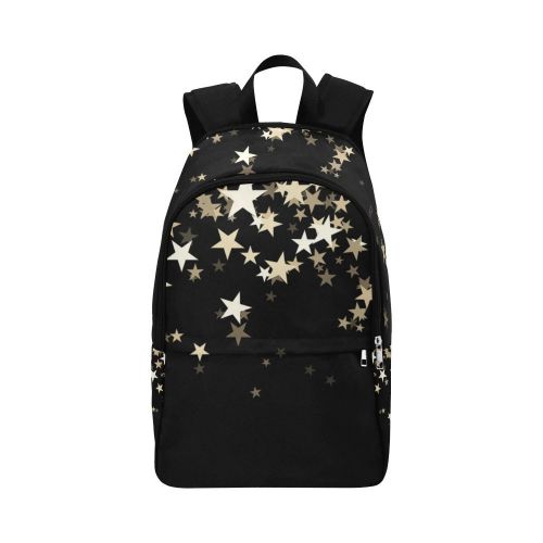  InterestPrint Adult Casual Backpack Stars Black Custom College School Bag Travel Daypack