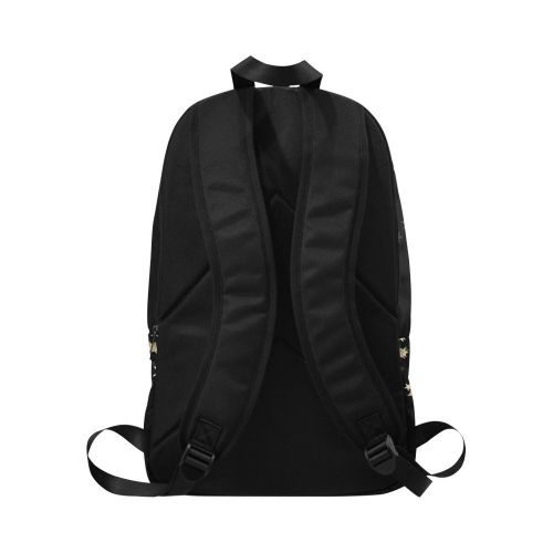  InterestPrint Adult Casual Backpack Stars Black Custom College School Bag Travel Daypack