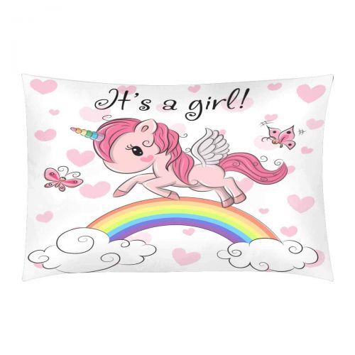  InterestPrint Cute Unicorn Girl Bedding Duvet Cover Twin 3 Piece Set Soft Home Hotel Bedding Collection