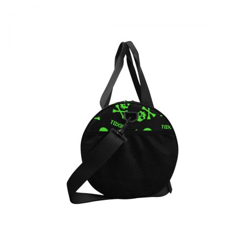  InterestPrint Travel Duffel Bags Skulls And Toxic Signs Overnight Waterproof Bag men Women Weekender