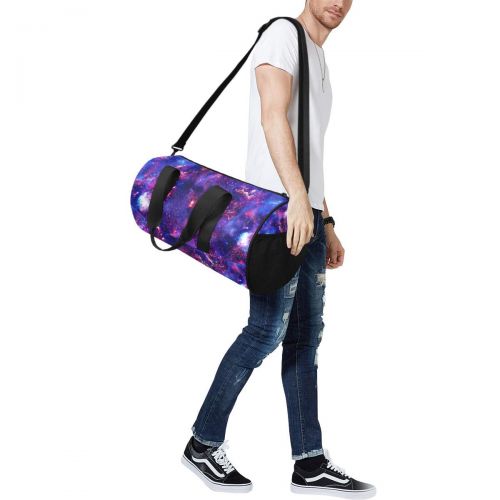  InterestPrint Travel Duffel Bags Warp Speed Overnight Waterproof Bag men Women Weekender