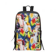 InterestPrint Unisex School Bag Casual Shoulders Backpack Chicken Chicks Bird Animal Travel Backpacks 15 Inch Laptop Bag for Women Men Boys Girls