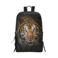 InterestPrint Unisex School Bag Casual Backpack Cool Animal Lion And Tiger 15 Inch Laptop Bag Travel Daypack for Women Men Boys Girls
