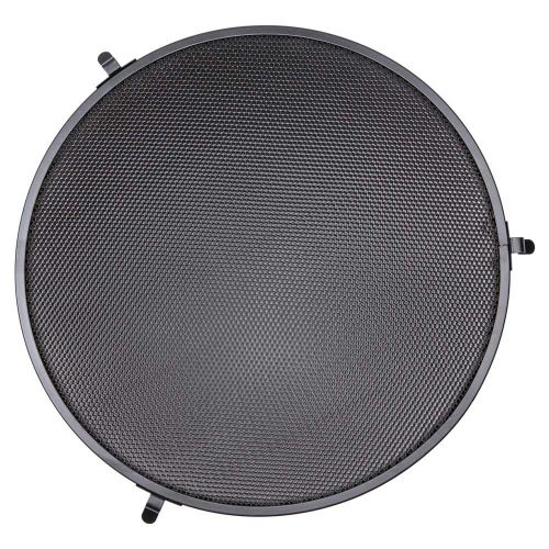  Interfit MR11G102 Studio Essentials Quality - Deep Zoom Reflector with Bowens S-Type Mount and 3 Grid Bundle 1020  30, Silver