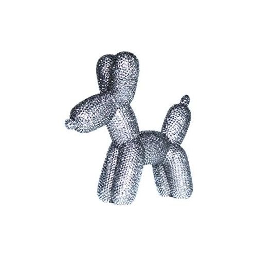  Interior Illusions Plus ii000347 Rhinestone Balloon Dog Bank, Graphite