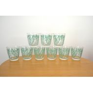 /InteriorComponents Vintage Floral Juice Glasses