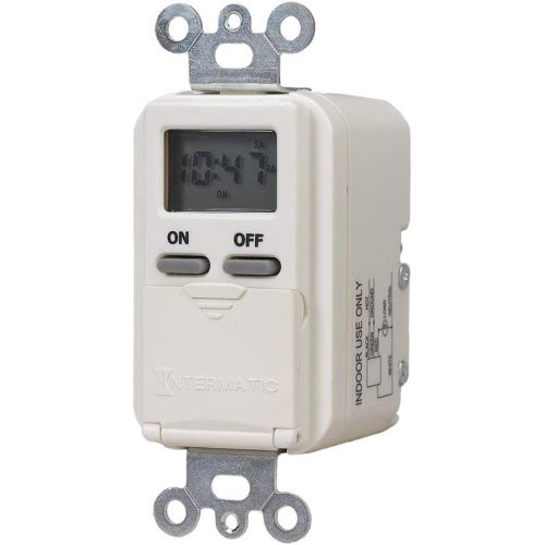  Intermatic EI500WC 7-Day Single-Pole Digital Time Switch, White