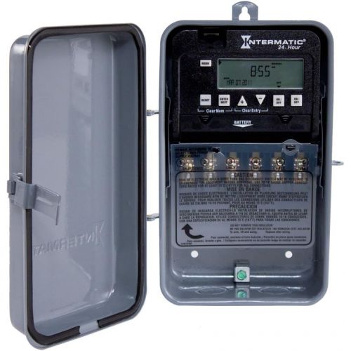  Intermatic ET1125C 24-Hour 30-Amp Electronic Time Switch, 120-277 VAC, NEMA 1