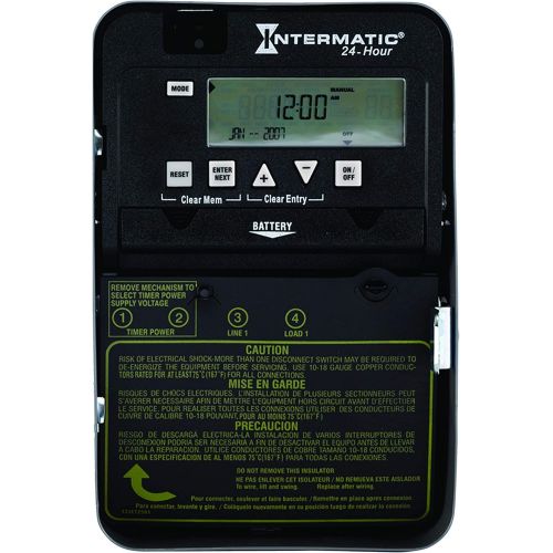  Intermatic ET1125C 24-Hour 30-Amp Electronic Time Switch, 120-277 VAC, NEMA 1