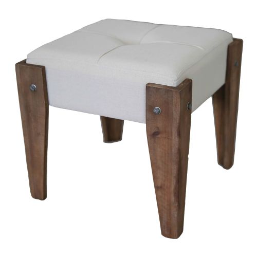  International Caravan Charlotte Rustic Indoor Vanity Stool