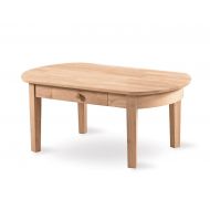International Concepts OT-5C Phillips Oval Coffee Table, Unfinished