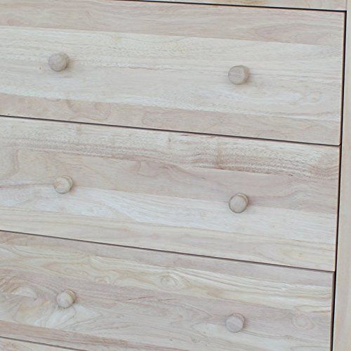  International Concepts Chest with 3 Drawers, Unfinished