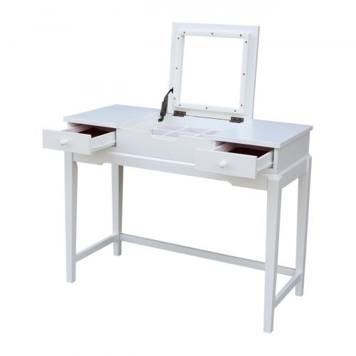  International Concepts DT08-2 Vanity Table Snow White