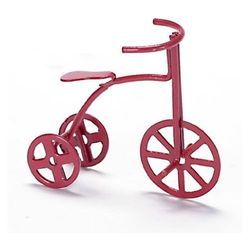  International Miniatures by Classics Dollhouse Miniature Childrens Red Tricycle