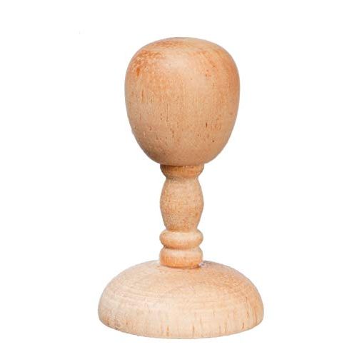  International Miniatures by Classics International Miniatures Dollhouse Miniature Wood Hat Stand in Unfinished Wood