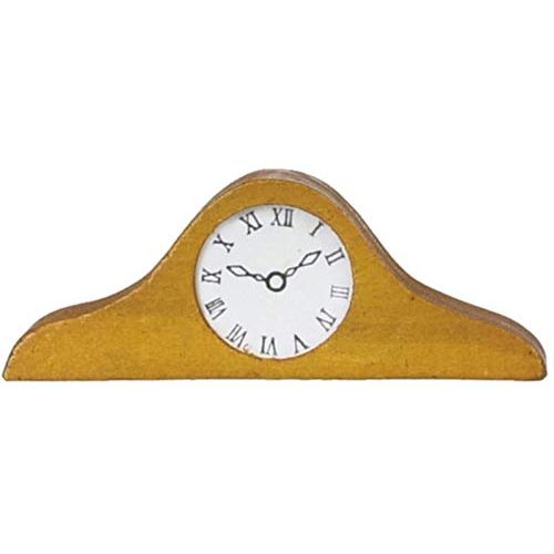  International Miniatures by Classics Dolls House Miniature 1:12 Scale Accessory Ornamental Wooden Mantle Clock