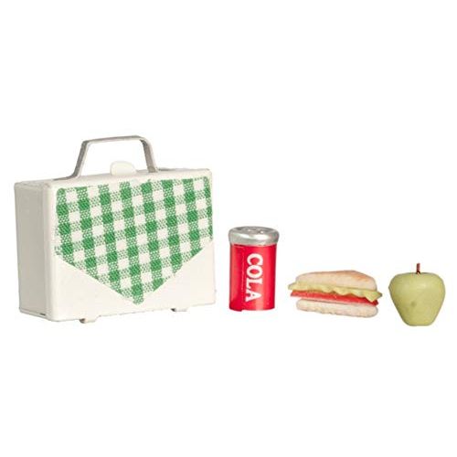  International Miniatures by Classics Dollhouse Miniature 1:12 Scale Lunch Box with Food and Drink