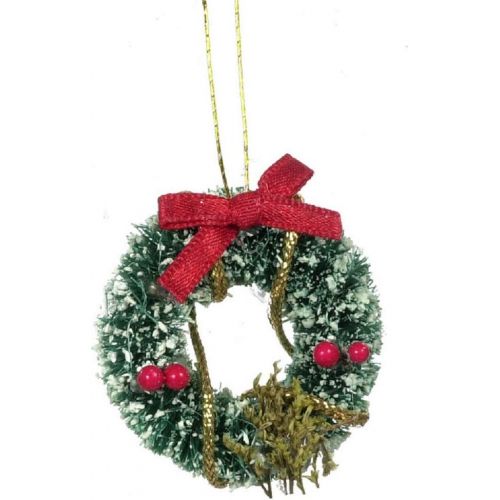  International Miniatures by Classics Dollhouse Miniature Holiday Wreath