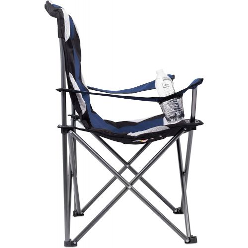  Internets Best Padded Camping Folding Chair - Outdoor - Sports - Cup Holder - Comfortable - Carry Bag - Beach - Quad