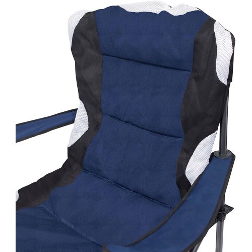  Internets Best Padded Camping Folding Chair - Outdoor - Sports - Cup Holder - Comfortable - Carry Bag - Beach - Quad