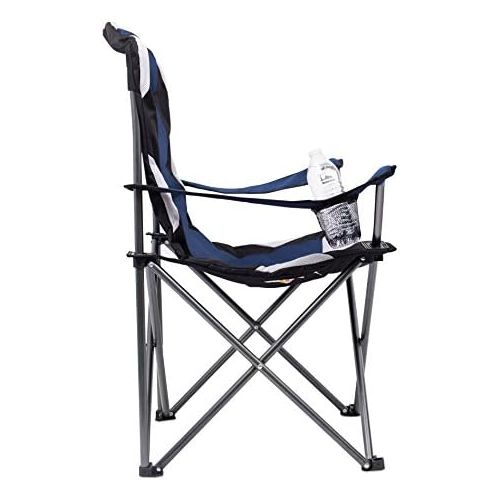  Internets Best Padded Camping Folding Chair - Outdoor - Sports - Cup Holder - Comfortable - Carry Bag - Beach - Quad