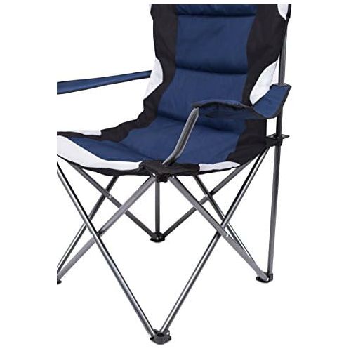  Internets Best Padded Camping Folding Chair - Outdoor - Sports - Cup Holder - Comfortable - Carry Bag - Beach - Quad