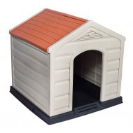 Internets Best Internet’s Best Outdoor Dog House | Comfortable Cool Shelter | Durable Plastic Design | Home Kennel | Indoor or Outdoor Use