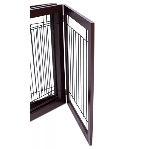  Internets Best Internet’s Best Traditional Wire Dog Gate | 3 Panel | 30 Inch Tall Pet Puppy Safety Fence | Fully...