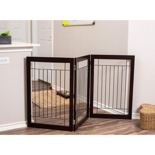  Internets Best Internet’s Best Traditional Wire Dog Gate | 3 Panel | 30 Inch Tall Pet Puppy Safety Fence | Fully...