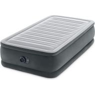 INTEX Dura-Beam Deluxe Comfort-Plush Luxury Air Mattress: Fiber-Tech Construction - Built-in Electric Pump - Dual-Layer Comfort Top - Velvety Sleeping Surface - Carry Bag Included