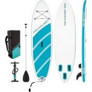 INTEX AquaQuest Inflatable Paddle Board Series: Includes Adjustable Paddle and High Pressure Pump - Tri-Fin Design - Slip-Resistant EVA Pad - Storage Rope - Drop Stitch Core