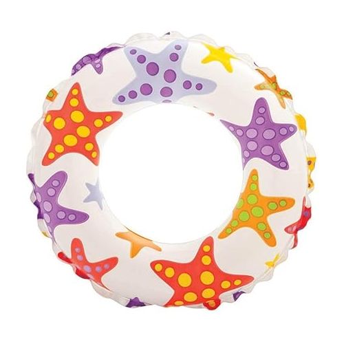 인텍스 Intex Inflatable 20-Inch Lively Ocean Friends Print Kids Tube Swim Ring (3 Pack)