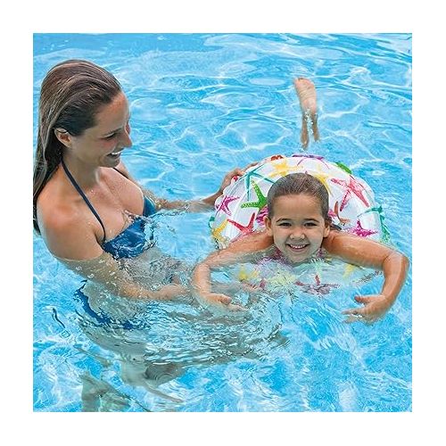 인텍스 Intex Inflatable 20-Inch Lively Ocean Friends Print Kids Tube Swim Ring (3 Pack)