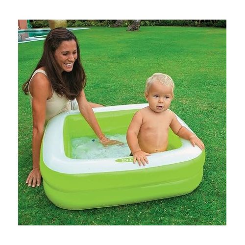 인텍스 Intex Inflatable 15 Gallon Kids Baby Pool, Green, 34