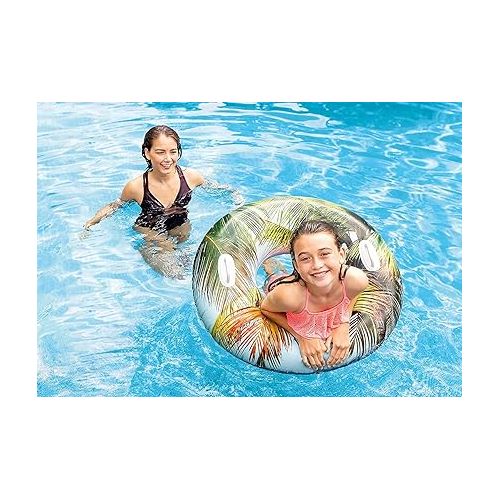 인텍스 Intex 58263 Inflatable Tube with Handle - Color May Vary