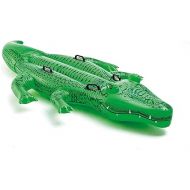 INTEX Giant Gator Inflatable Pool Float: Animal Pool Toy For Kids - 2 Heavy-Duty Handles - 176lb Weight Capacity - 80