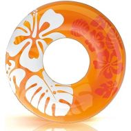 INTEX 59251EP Clear Tropical Inflatable Tube: Floral Graphic Design - 36