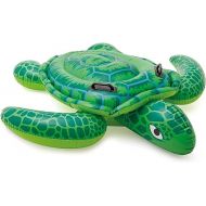 INTEX Lil' Sea Turtle Inflatable Pool Float: Animal Pool Toy For Kids - 2 Heavy-Duty Handles - 88lb Weight Capacity - 59