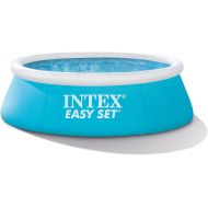 INTEX 28101EH Easy Set Inflatable Swimming Pool: 6ft x 20in - Puncture-Resistant Material - Quick Inflation - 232 Gallon Capacity - 16in Water Depth
