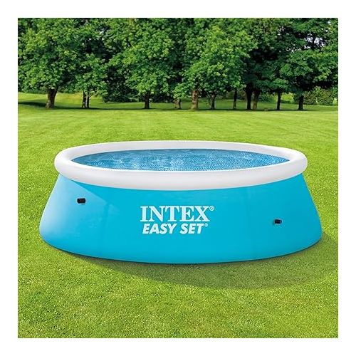 인텍스 INTEX 28101EH Easy Set Inflatable Swimming Pool: 6ft x 20in - Puncture-Resistant Material - Quick Inflation - 232 Gallon Capacity - 16in Water Depth