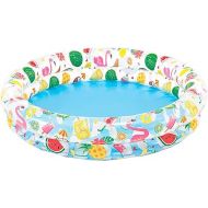 Intex Inflatable Stars Kiddie 2 Ring Circles Swimming Pool (48