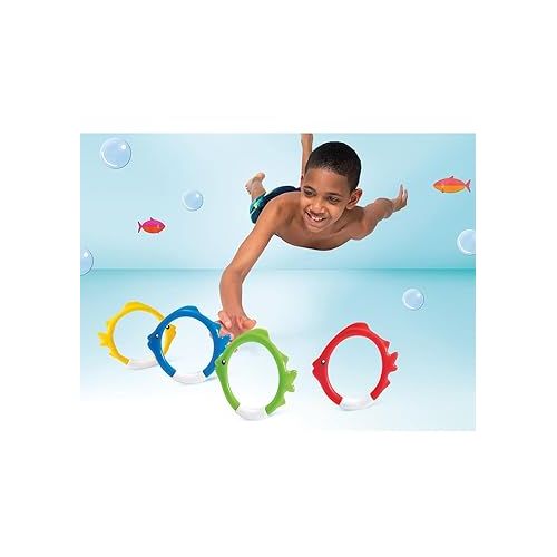 인텍스 Intex Recreation Underwater Fun Ring (4 Piece)