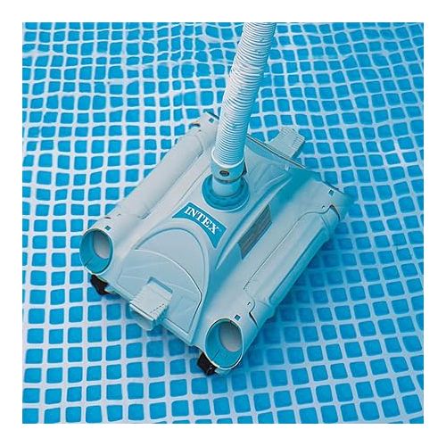 인텍스 Intex 28001E above Ground Pool Automatic Pool Cleaner Pressure Side Vacuum Cleaner with 24 Foot 7 Inch Hose for Intex Pools Only w/a 1.5 Inch Fitting