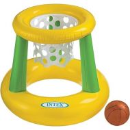 Intex - Floating Hoops 3, Incl Inflatable Pool Hoop & Basketball