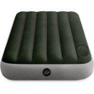 Intex Dura-Beam Standard Series Downy Portable Inflatable Airbed with Built-in Foot Pump, Twin Size