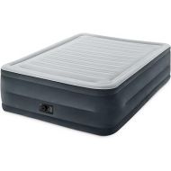 Intex 64417E Comfort Plush Elevated Dura-Beam Airbed with Built-in Electric Pump, Bed Height 22